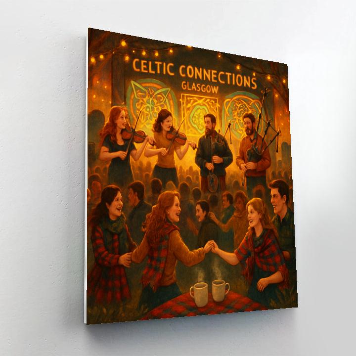 Celtic Connections Festival Painting by numbers kit