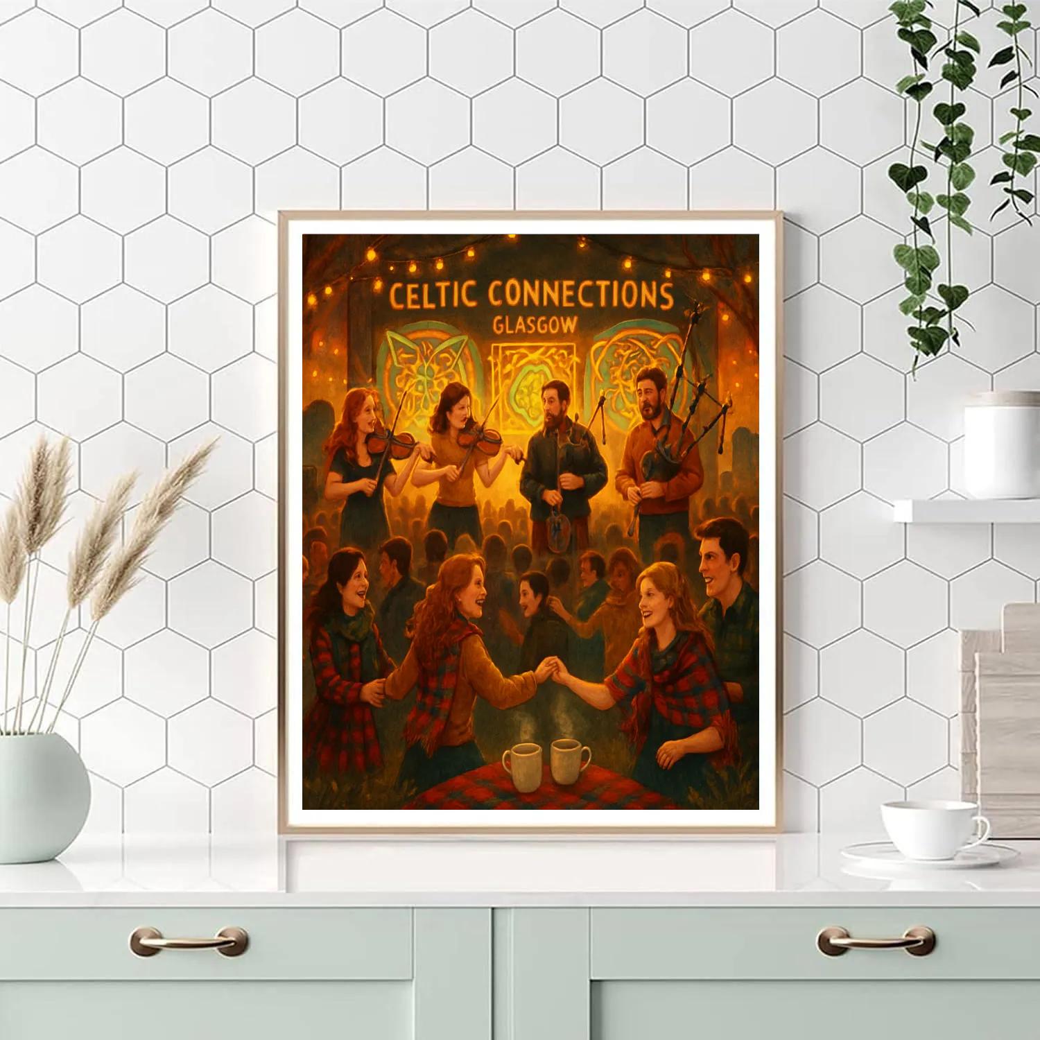 Celtic Connections Festival Painting by numbers kit