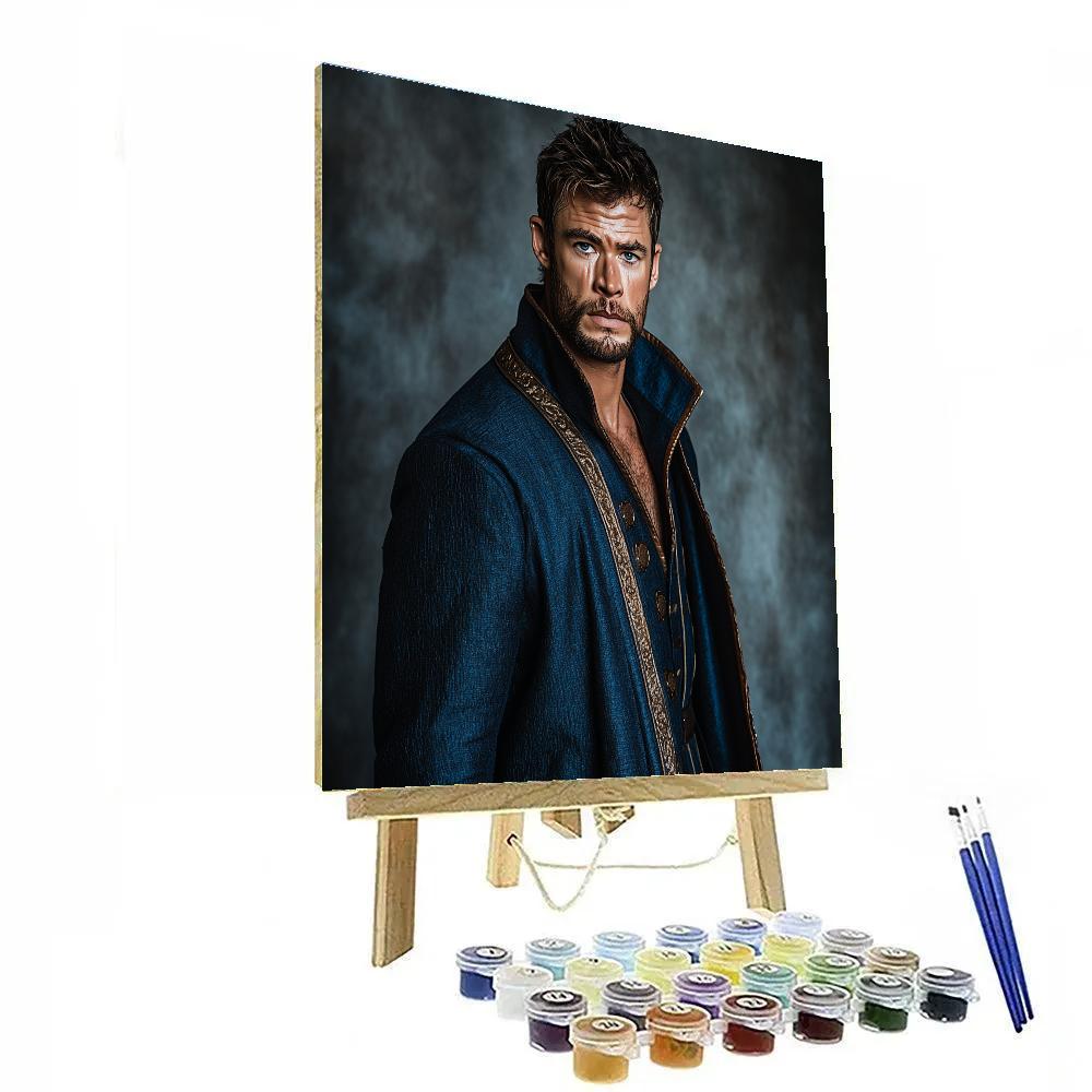 Chris Hemsworth: Echoes Of The Thunderbound Paint by numbers art