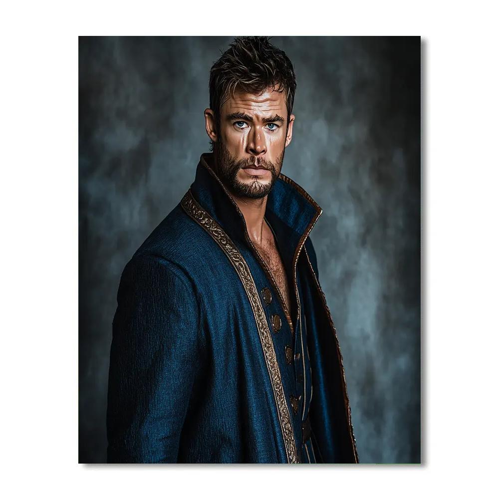 Chris Hemsworth: Echoes Of The Thunderbound Paint by numbers art