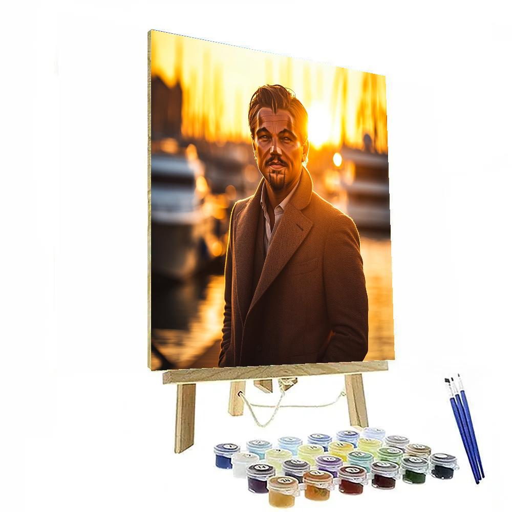 Leonardo DiCaprio: Currents Beyond The Horizon Number painting