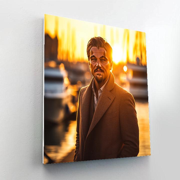 Leonardo DiCaprio: Currents Beyond The Horizon Number painting