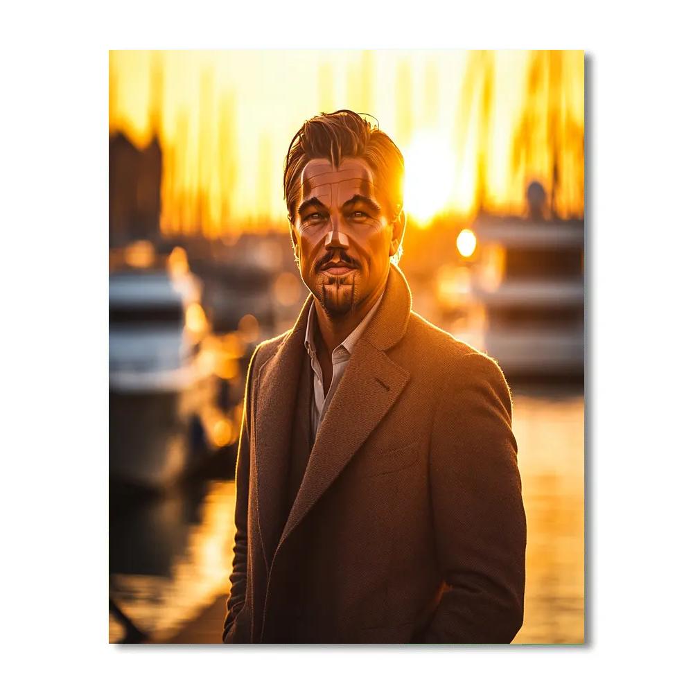 Leonardo DiCaprio: Currents Beyond The Horizon Number painting