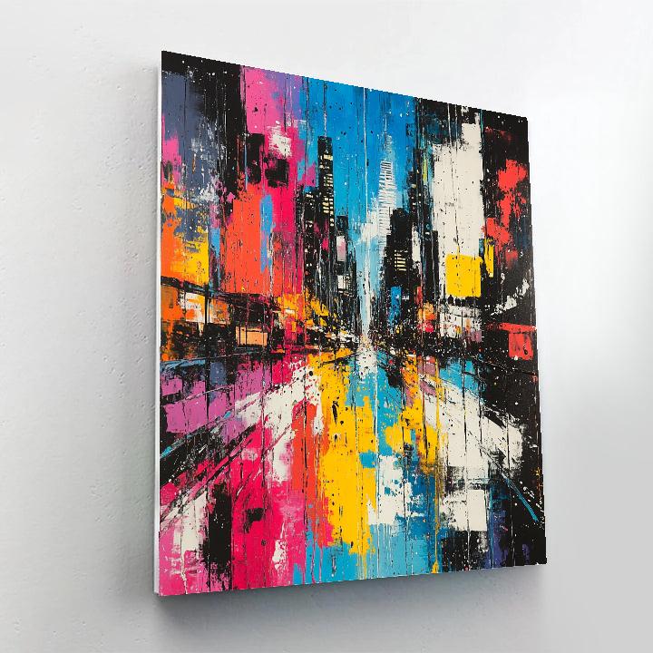 Jackson Pollock Inspired River Of Light Paint by numbers kits