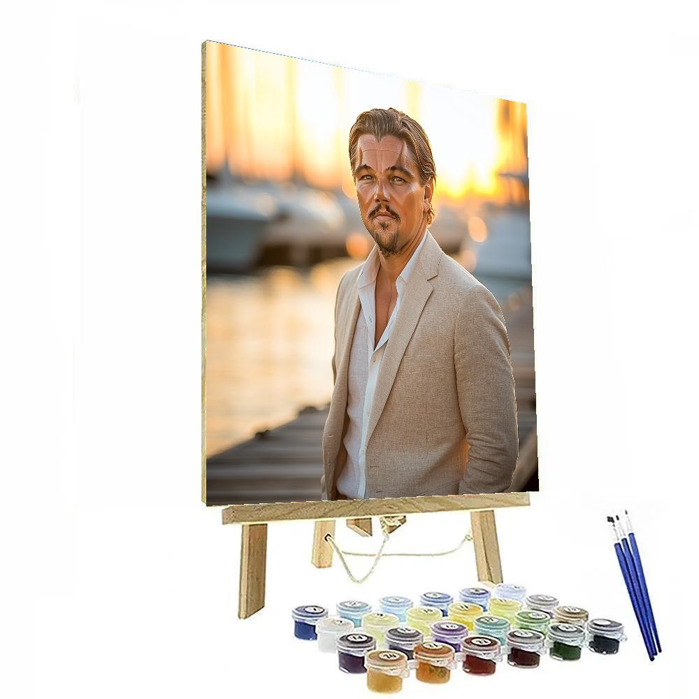 Leonardo DiCaprio The Visionary Navigator Beyond Hollywood Horizons paint by numbers