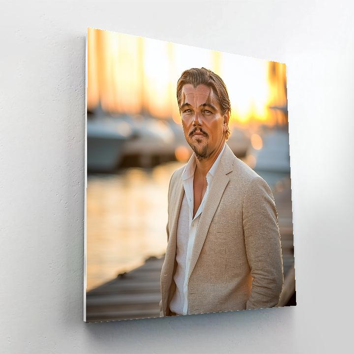 Leonardo DiCaprio The Visionary Navigator Beyond Hollywood Horizons paint by numbers