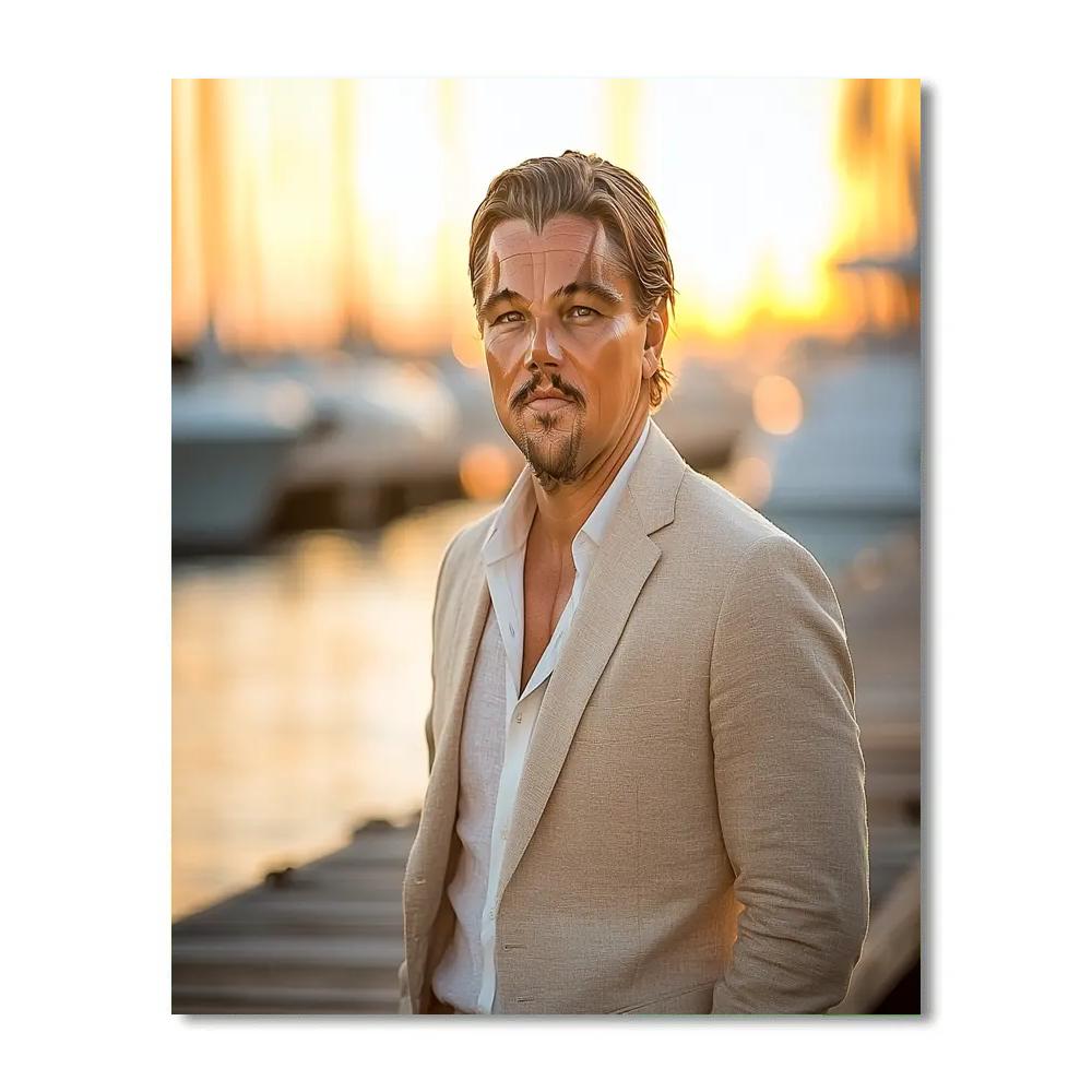 Leonardo DiCaprio The Visionary Navigator Beyond Hollywood Horizons paint by numbers