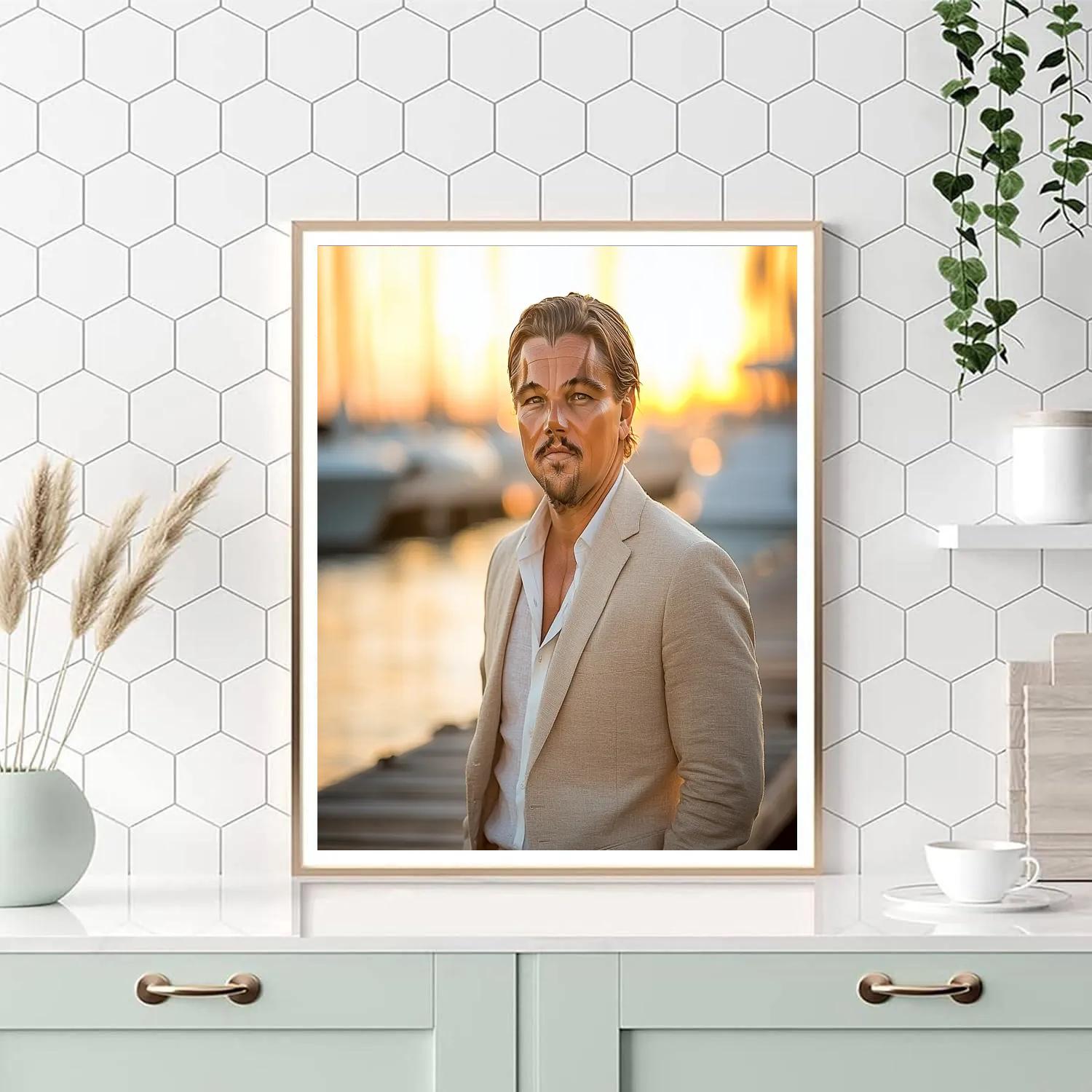 Leonardo DiCaprio The Visionary Navigator Beyond Hollywood Horizons paint by numbers