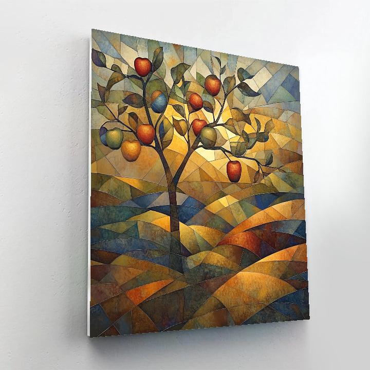 Pablo Picasso Inspired Fractured Orchard Paint by numbers kits