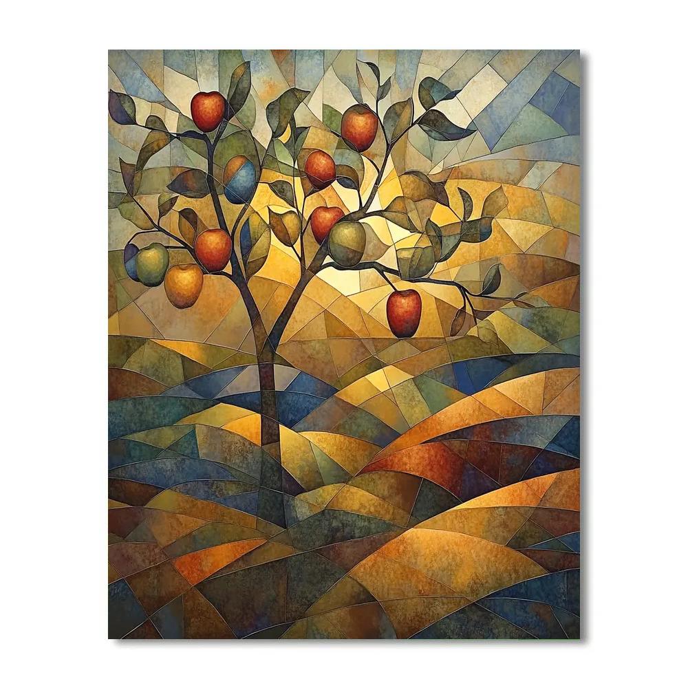 Pablo Picasso Inspired Fractured Orchard Paint by numbers kits