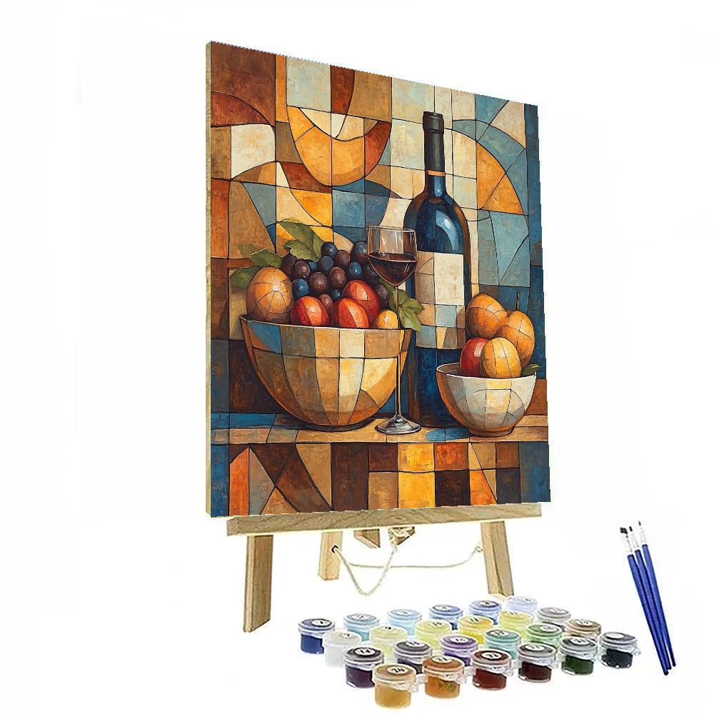 Pablo Picasso Inspired Ceramic Still Life painting number kit