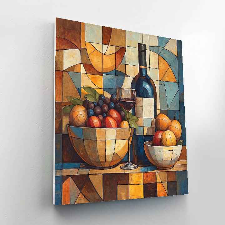 Pablo Picasso Inspired Ceramic Still Life painting number kit