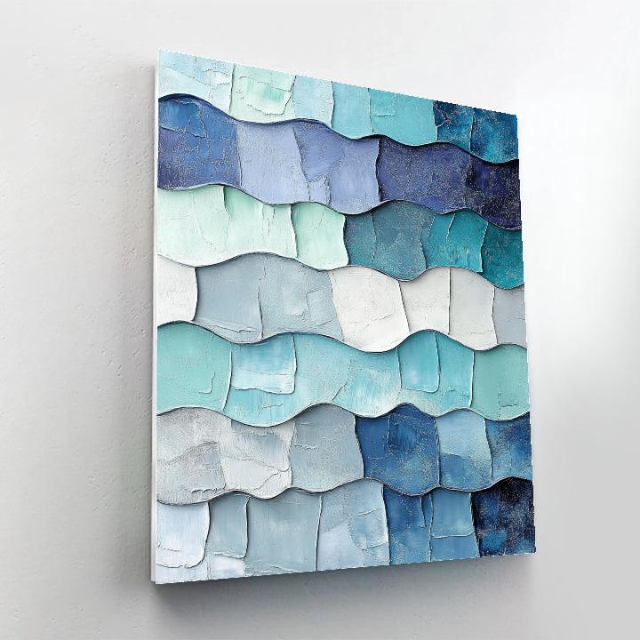 Jean-Paul Riopelle Inspired Glacial Mosaic Plain Paint by numbers kits