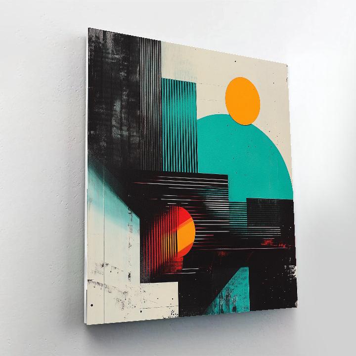 Wassily Kandinsky Inspired Musical City Painting by numbers kit