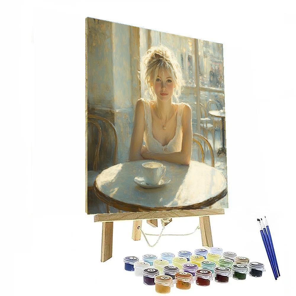 John Singer Sargent Inspired Cafe Portrait Numbered painting kits