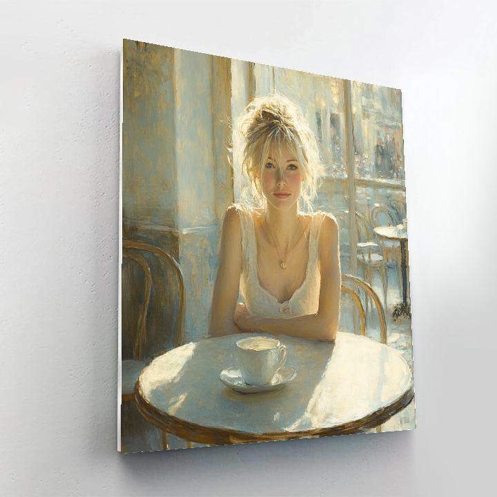 John Singer Sargent Inspired Cafe Portrait Numbered painting kits