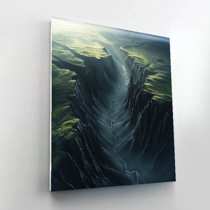 Michelangelo Inspired Erupting Obsidian Paint by numbers kits