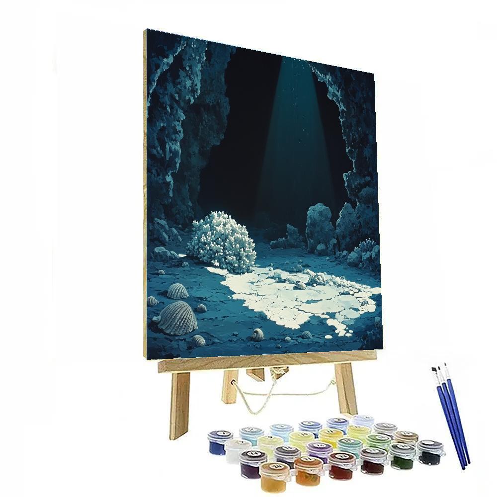 Caravaggio Inspired Celestial Reef Number painting