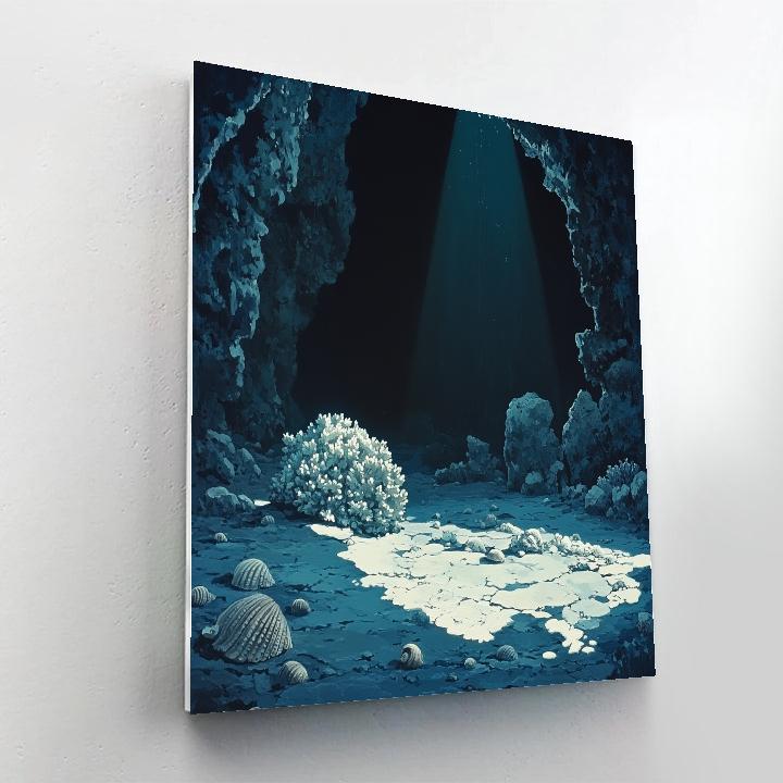 Caravaggio Inspired Celestial Reef Number painting