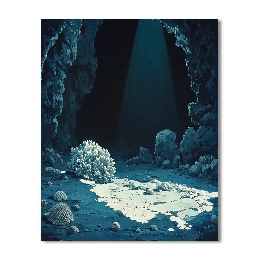 Caravaggio Inspired Celestial Reef Number painting