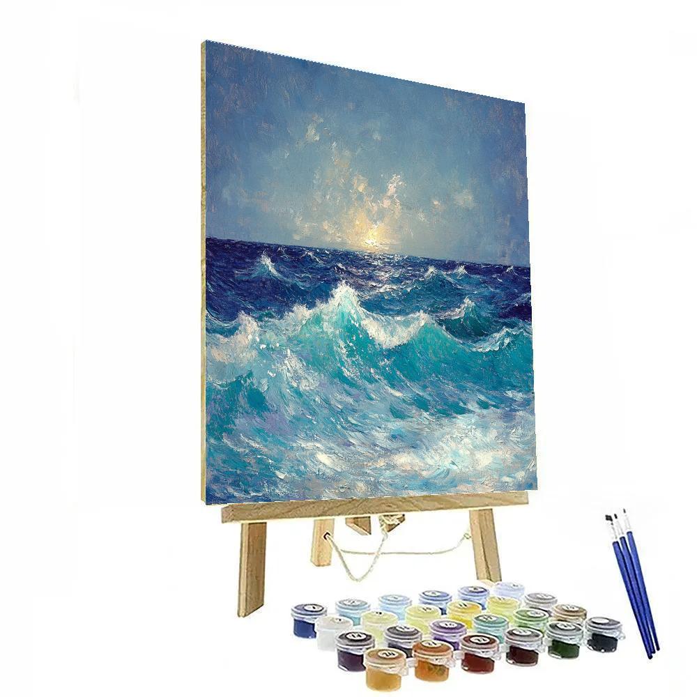 Edgar Degas Inspired Oceanic Whispers paint by numbers