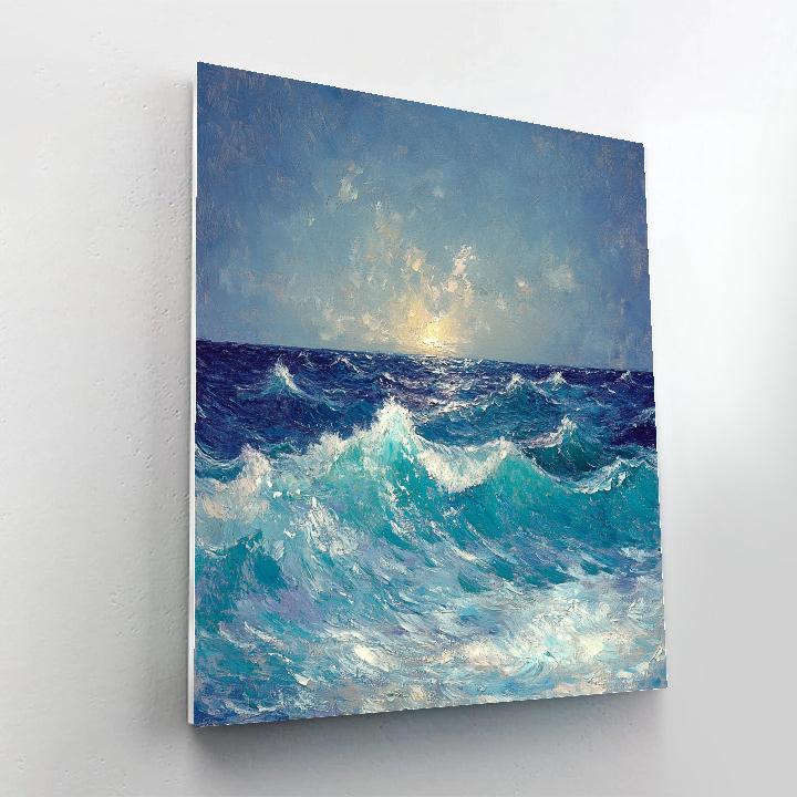 Edgar Degas Inspired Oceanic Whispers paint by numbers