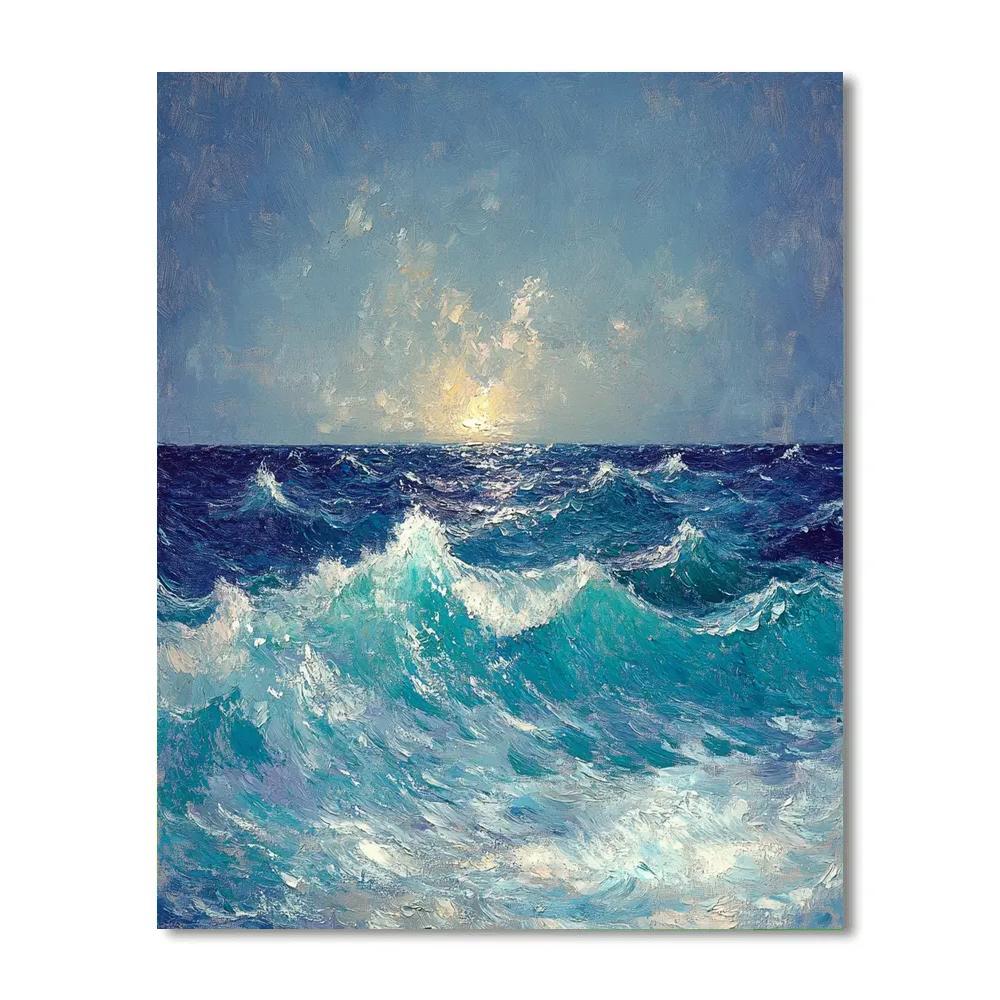 Edgar Degas Inspired Oceanic Whispers paint by numbers