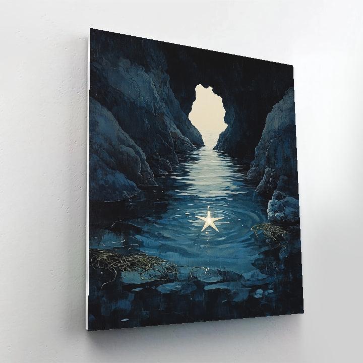 Caravaggio Inspired Lunar Tide Pool Paint by numbers kits