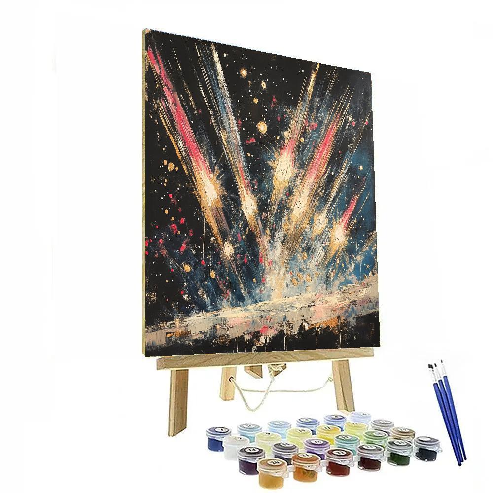 Edgar Degas Inspired Meteor Dance painting number kit