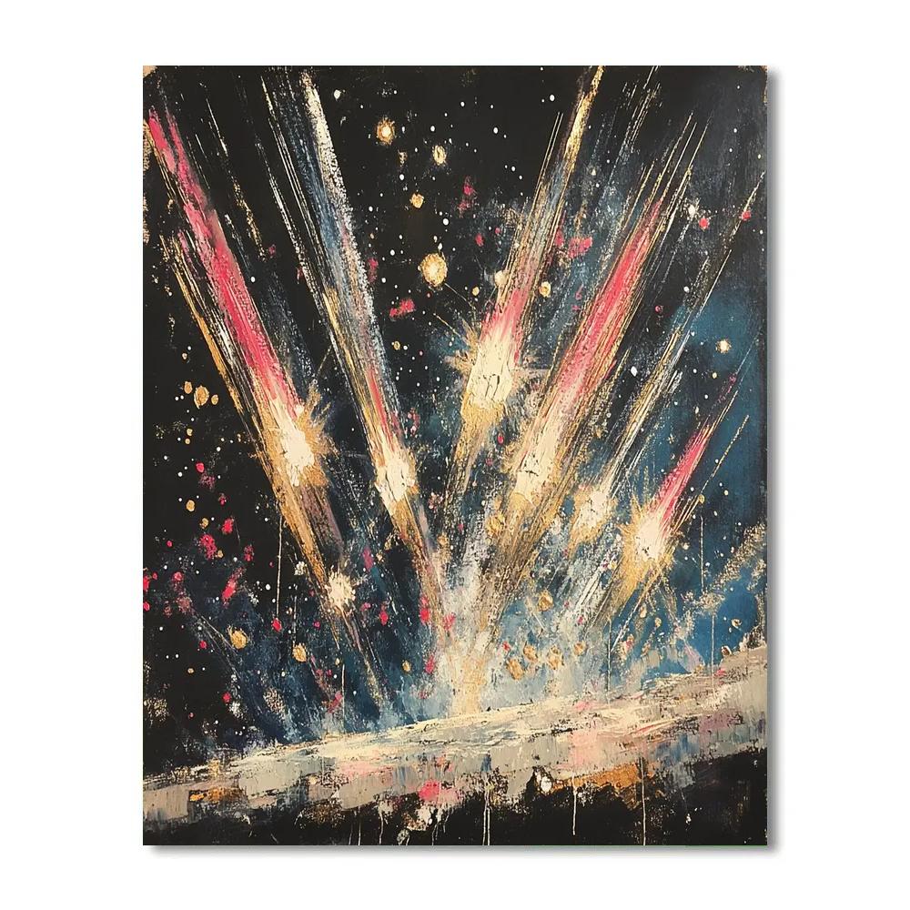 Edgar Degas Inspired Meteor Dance painting number kit