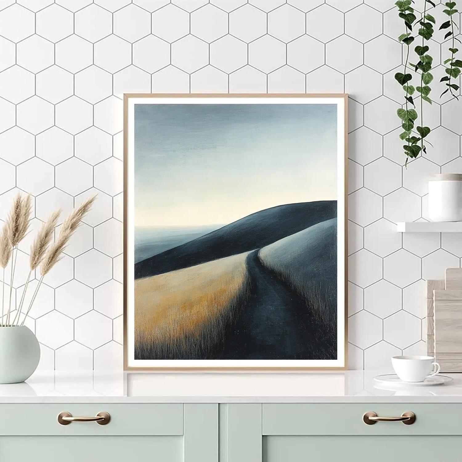 Francisco Goya Inspired Ashen Hillside Under Dark Sky painting number kit