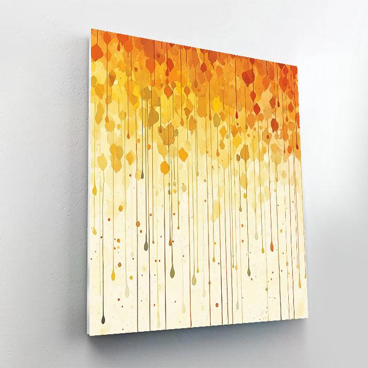 Jackson Pollock Inspired Web Of Autumn Energy Painting by numbers kit