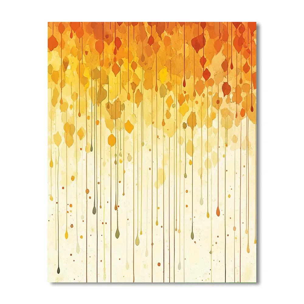 Jackson Pollock Inspired Web Of Autumn Energy Painting by numbers kit