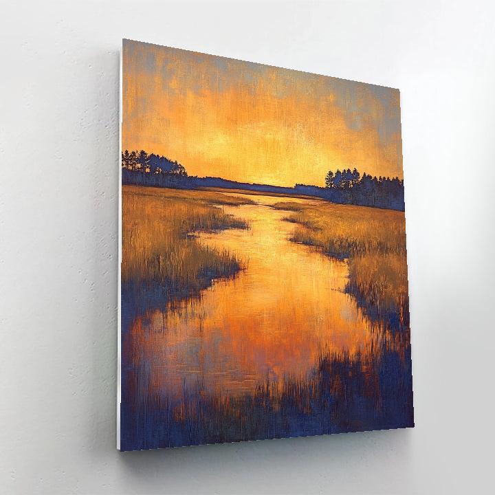 Frederick Varley Inspired Radiant Sunset Atmosphere DIY paint by numbers