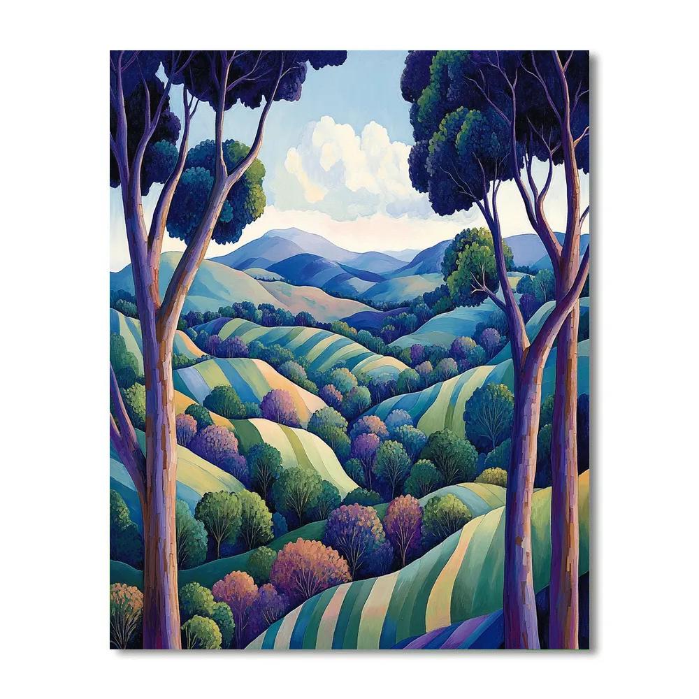 J. E. H. MacDonald Inspired Rhythmic Algoma Valley Vistas Paint by numbers kits