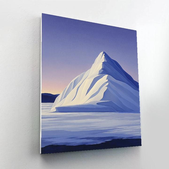 Lawren Harris Inspired Monolithic Snow Ridge Numbered painting kits
