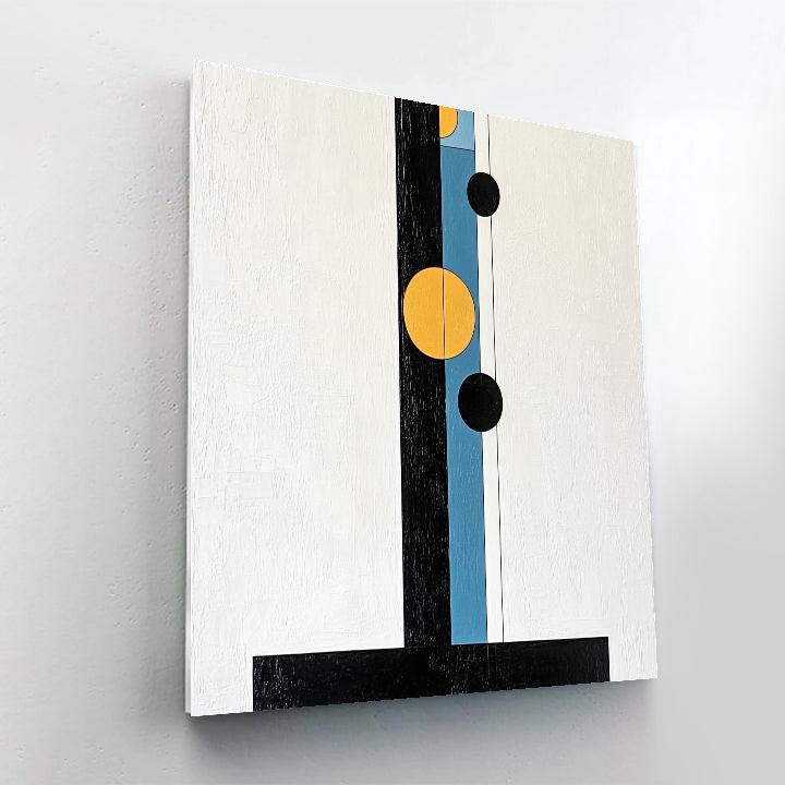 Kazimir Malevich Inspired Primary Axis Ascension painting number kit