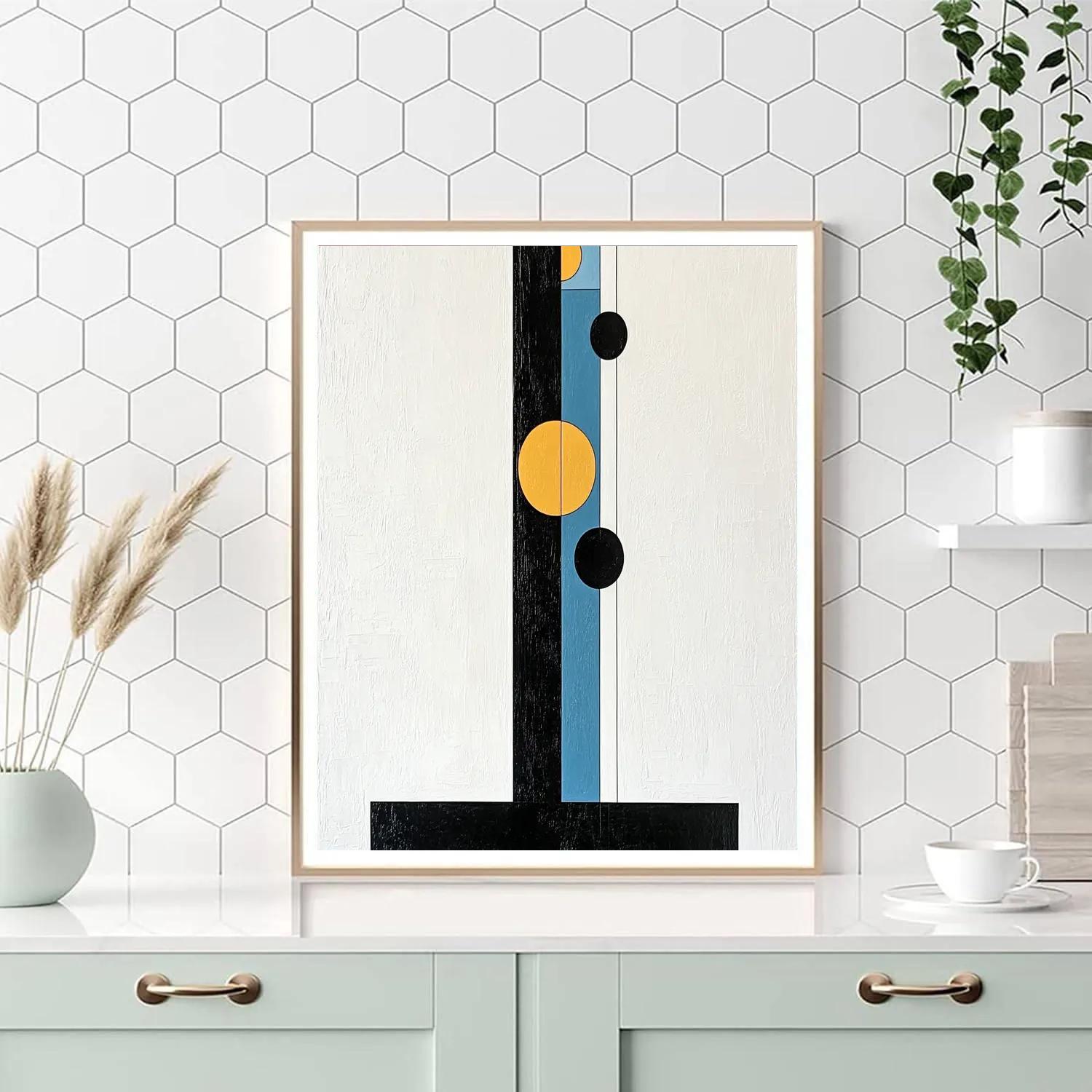 Kazimir Malevich Inspired Primary Axis Ascension painting number kit