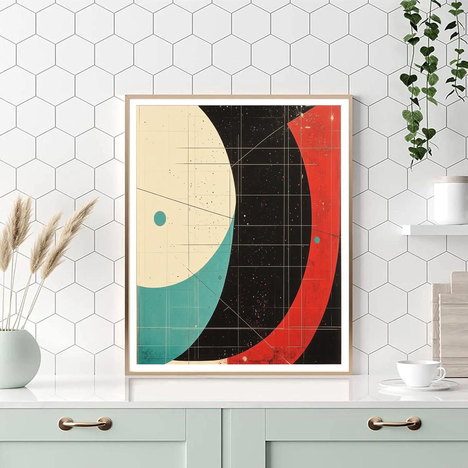 Kazimir Malevich Inspired Suprematist Nebula Map paint by number