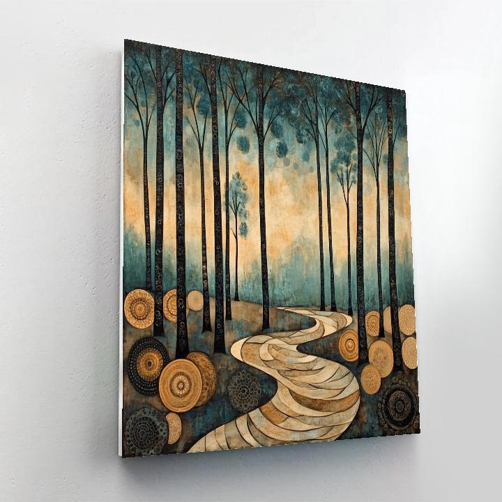 Max Ernst Inspired Dreamscape Forest painting number kit