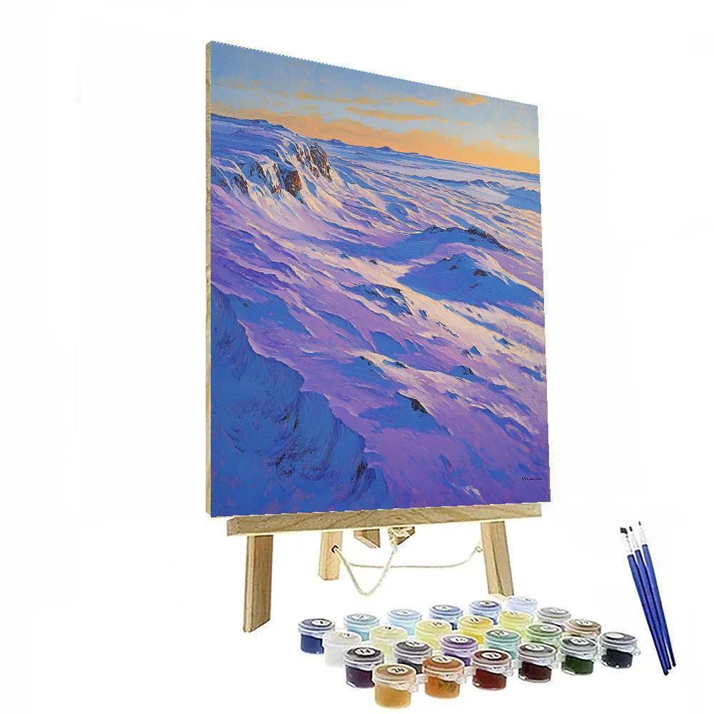 A.Y. Jackson Inspired Arctic Colorful Snowdrift Paint by numbers art