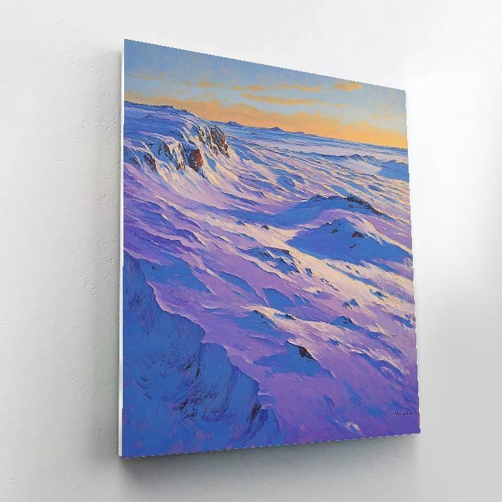 A.Y. Jackson Inspired Arctic Colorful Snowdrift Paint by numbers art