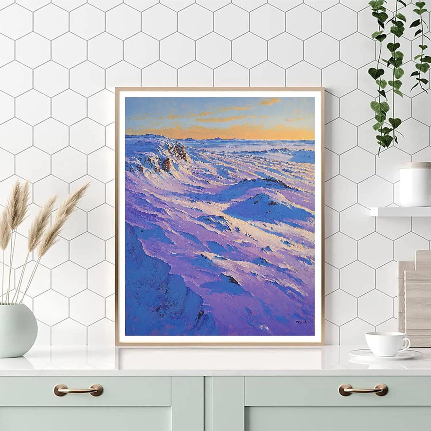 A.Y. Jackson Inspired Arctic Colorful Snowdrift Paint by numbers art