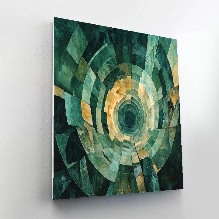 Max Ernst Inspired Mineral Labyrinth Paint by numbers kits