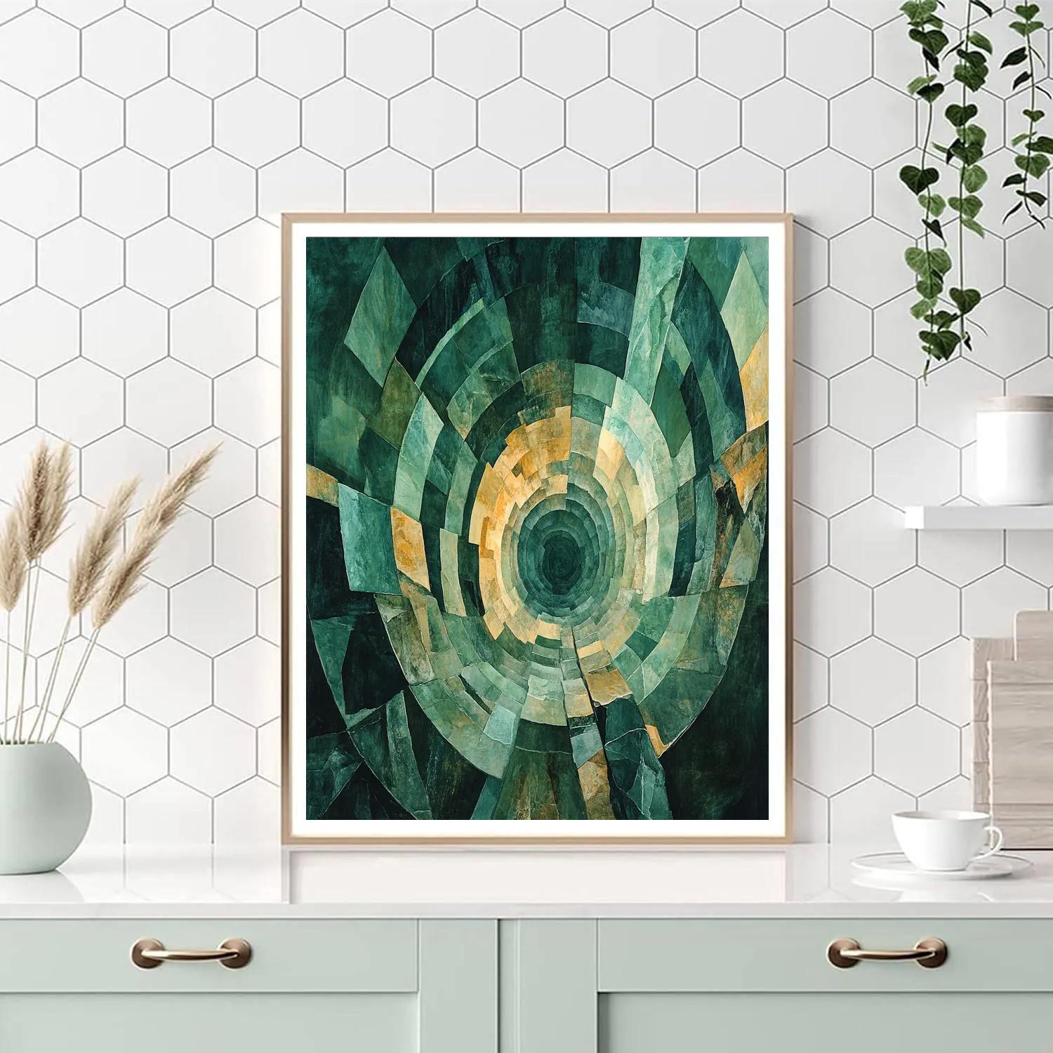 Max Ernst Inspired Mineral Labyrinth Paint by numbers kits