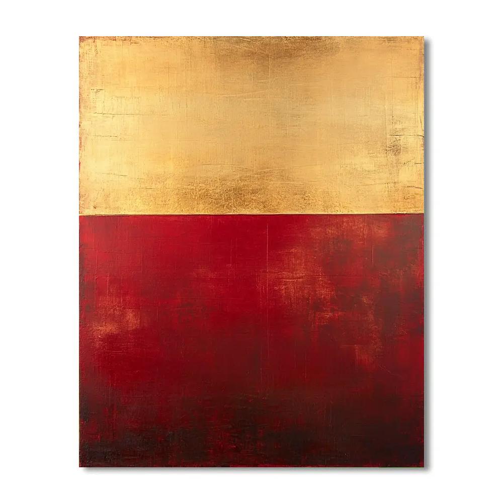 Mark Rothko Inspired Crimson Quietude Paint by numbers kits