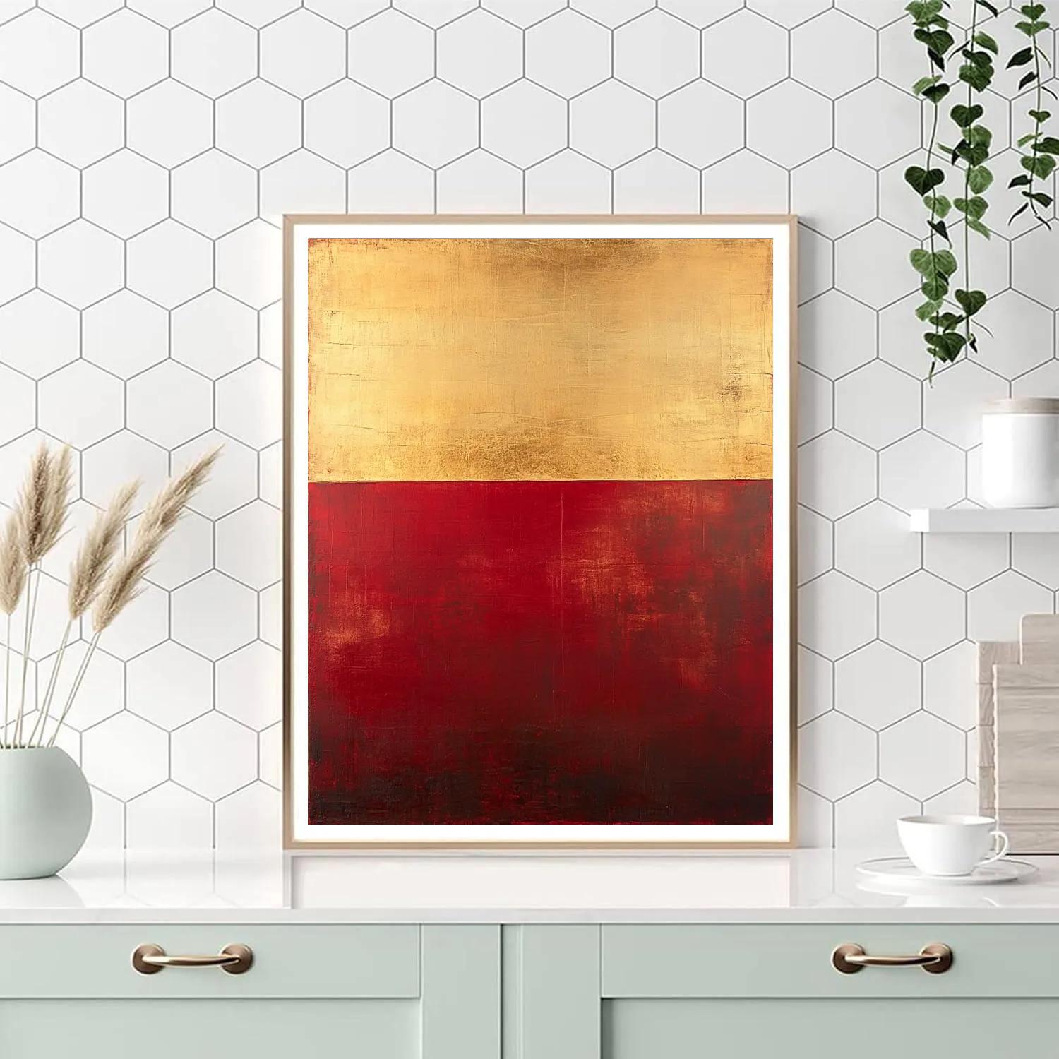 Mark Rothko Inspired Crimson Quietude Paint by numbers kits