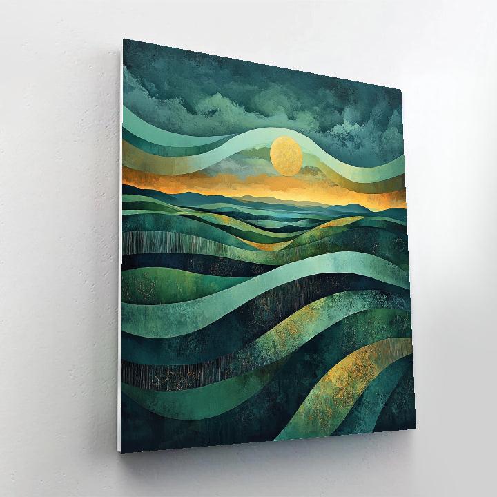 Max Ernst Inspired Echoing Horizons Paint by numbers kits