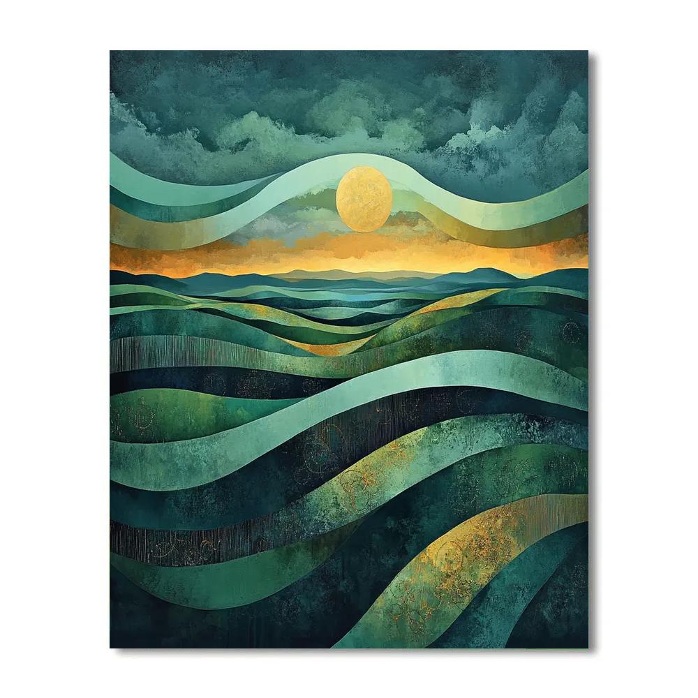 Max Ernst Inspired Echoing Horizons Paint by numbers kits