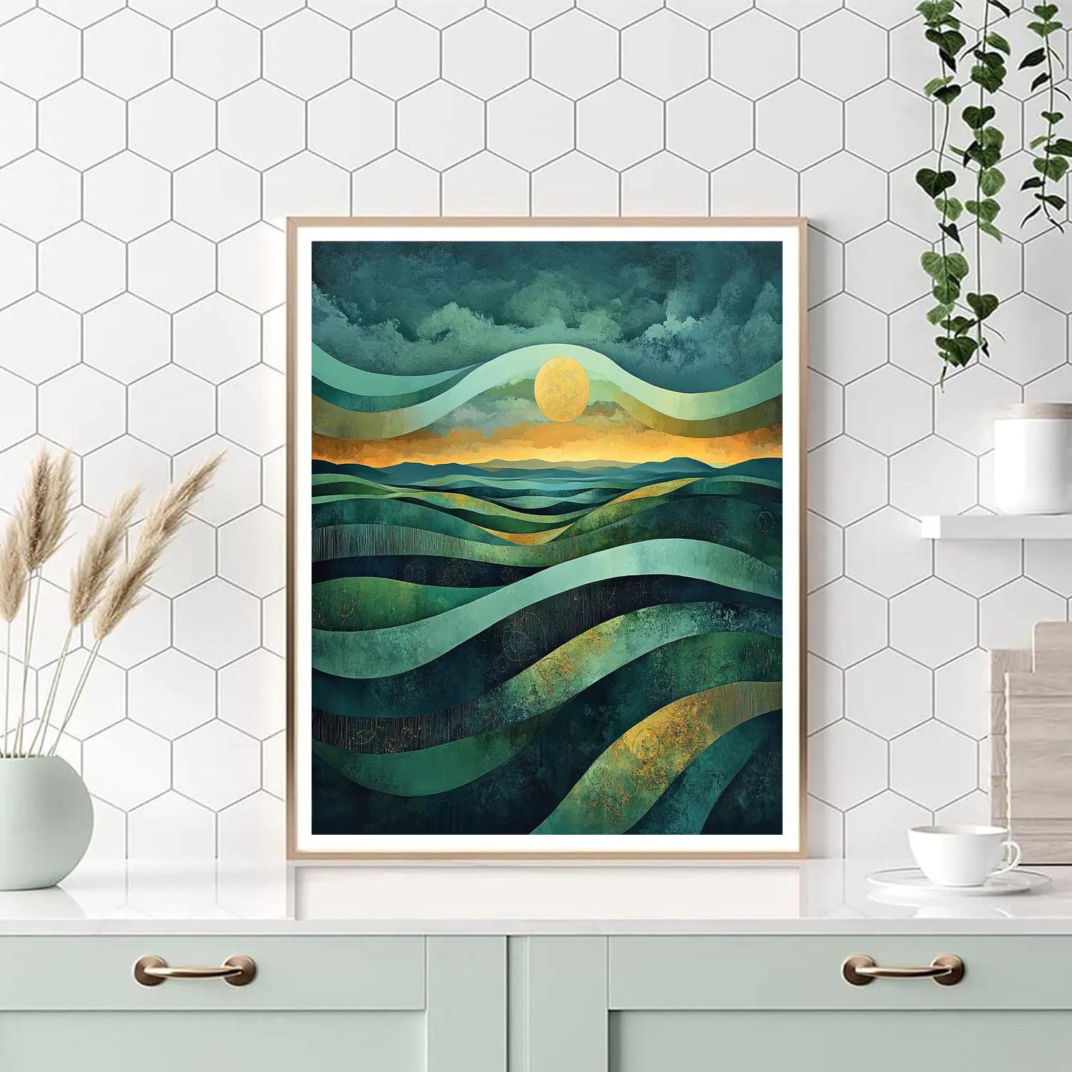 Max Ernst Inspired Echoing Horizons Paint by numbers kits